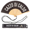Ventaglio "Cazzo di Caldo" Black - La Sibilla