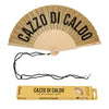 Ventaglio "Cazzo di Caldo" Gold - La Sibilla