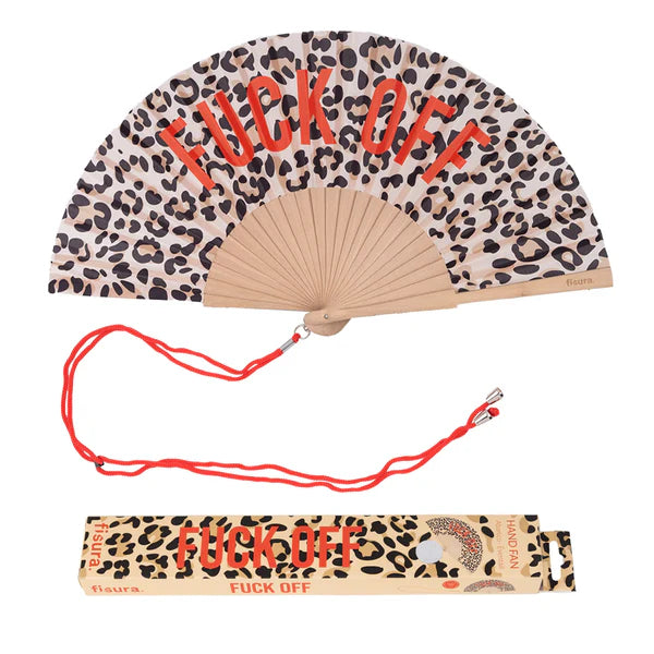 Ventaglio "FuckOff" Leopard - La Sibilla
