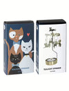 Giostrina Girevole portacandele Cat Family