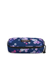 Astuccio Scuola Oval Single Floral Bloom Navy