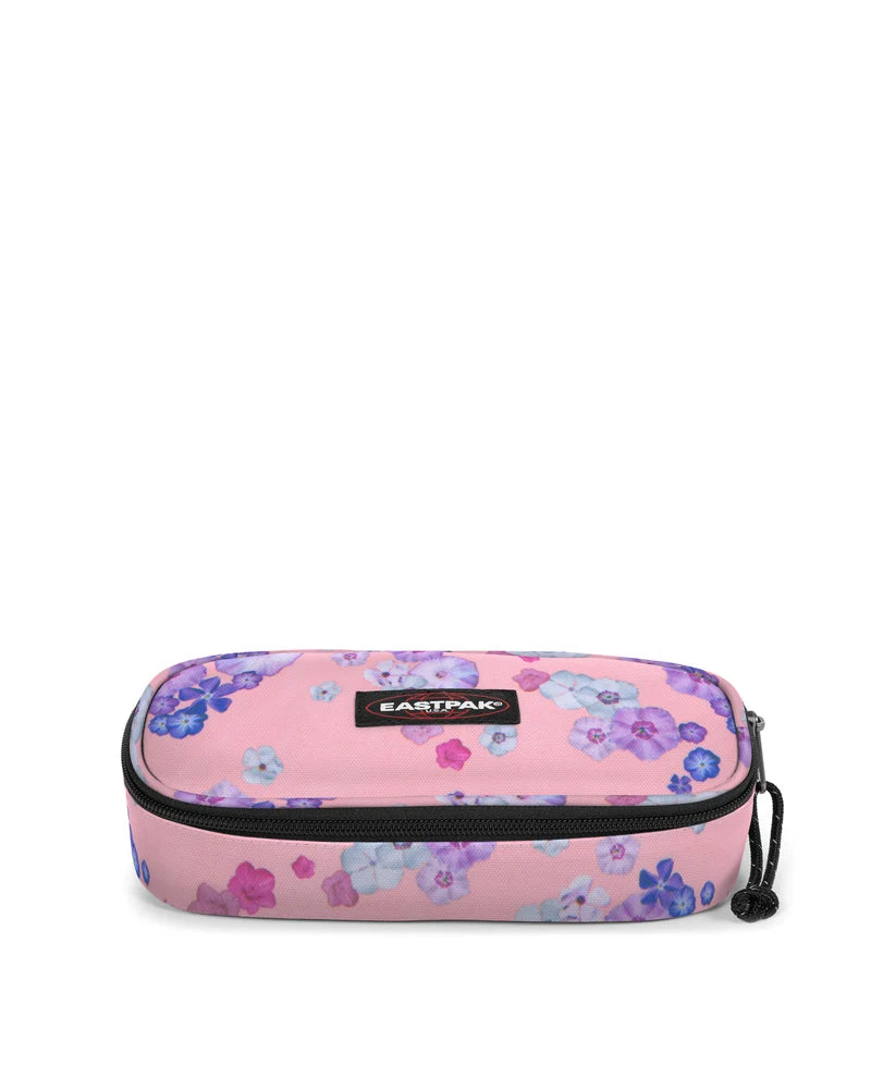 Astuccio Scuola Oval Single Floral Bloom Pink