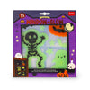 Set di adesivi in gel per finestra Halloween Skeleton