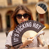 Ventaglio "Fucking Hot" Black - La Sibilla