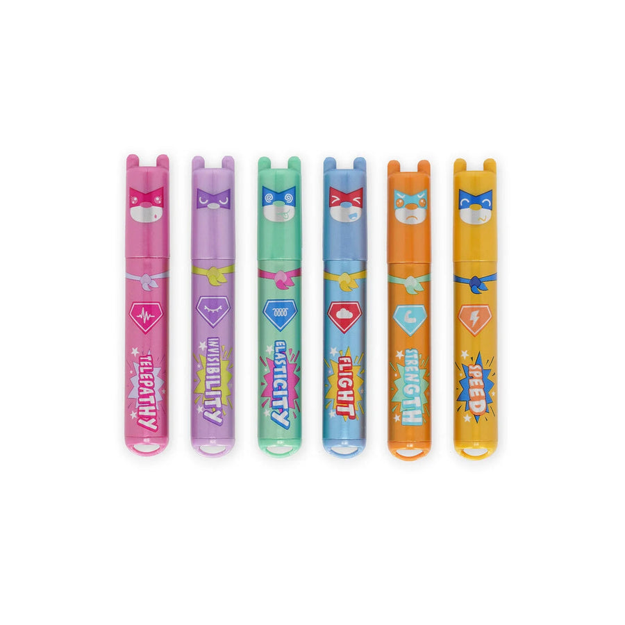 Set di 6 Mini Evidenziatori Teddy's Superpower