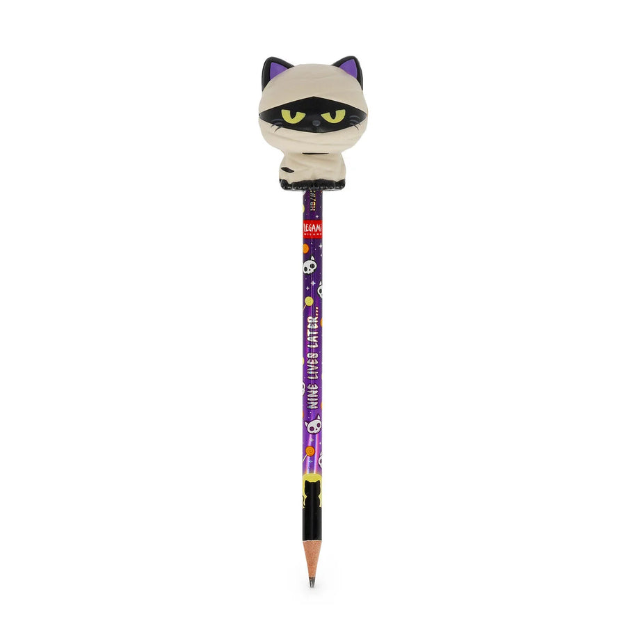 Matita con antistress Halloween Kitty Mummy