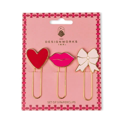 Set di 3 graffette Love