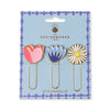 Set di 3 graffette Floral