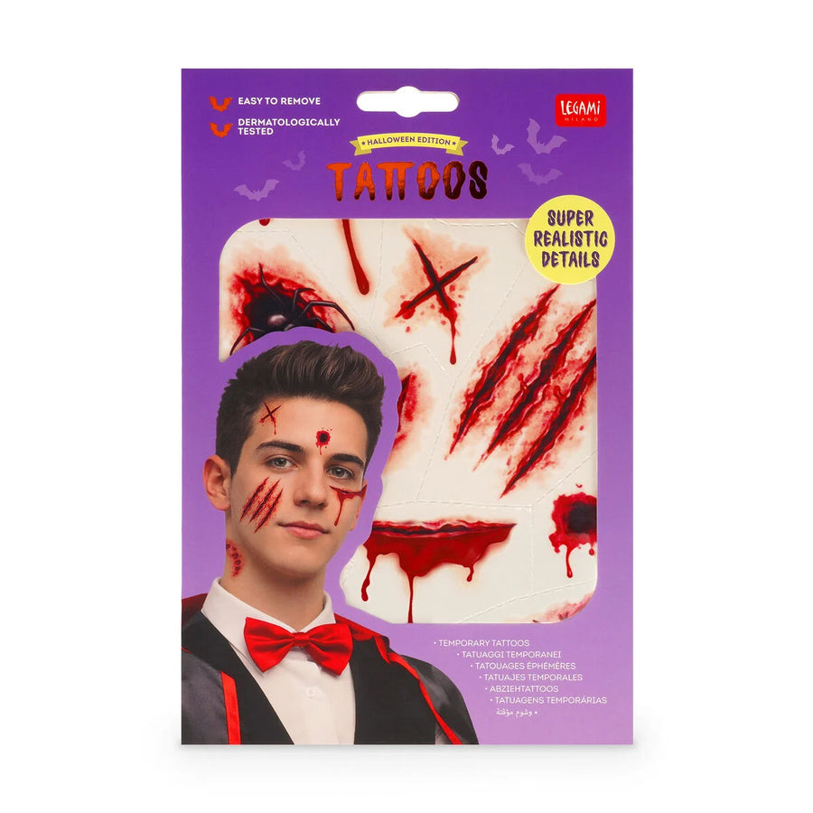 Tatuaggi temporanei Halloween Scar