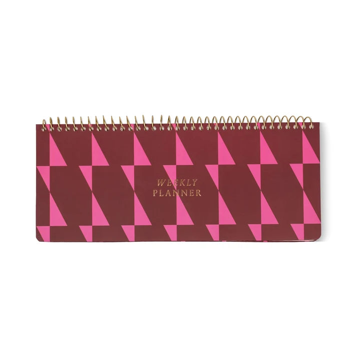 Planner Settimanale Burgundy Pink