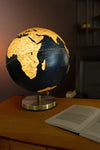 Mappamondo STELLAR LIGHT TOUCH blu/oro - La Sibilla