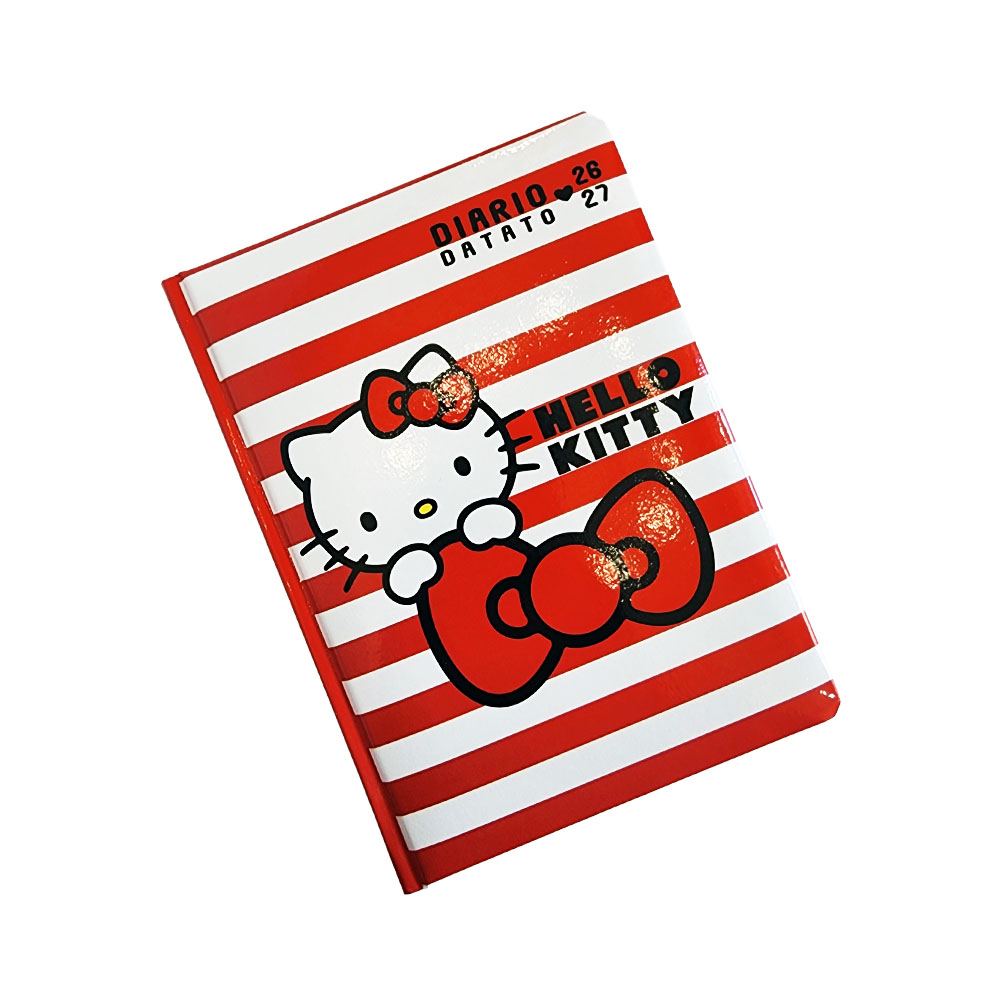 Diario 12 Mesi 2026/27 White Hello Kitty - La Sibilla